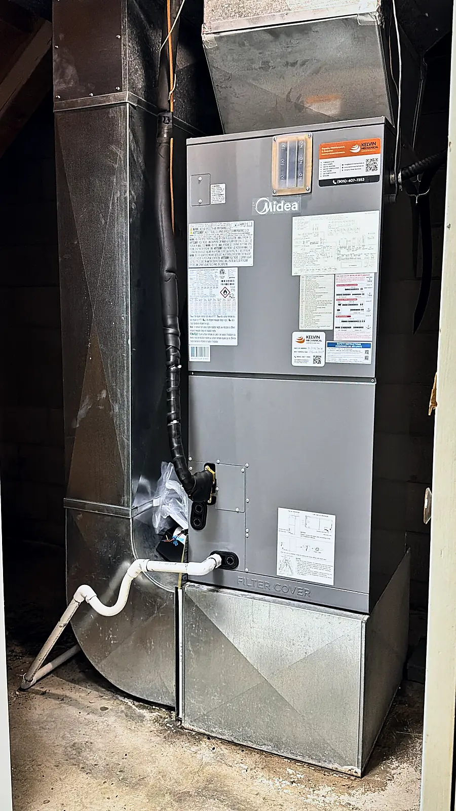 Air handler and ducts