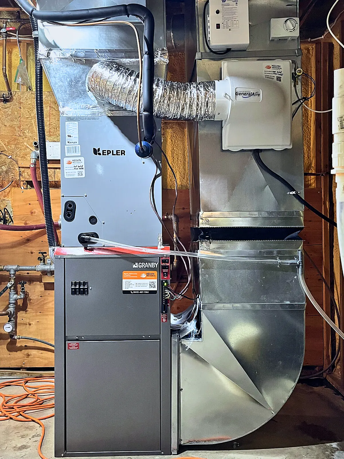 Furnace and ductwork