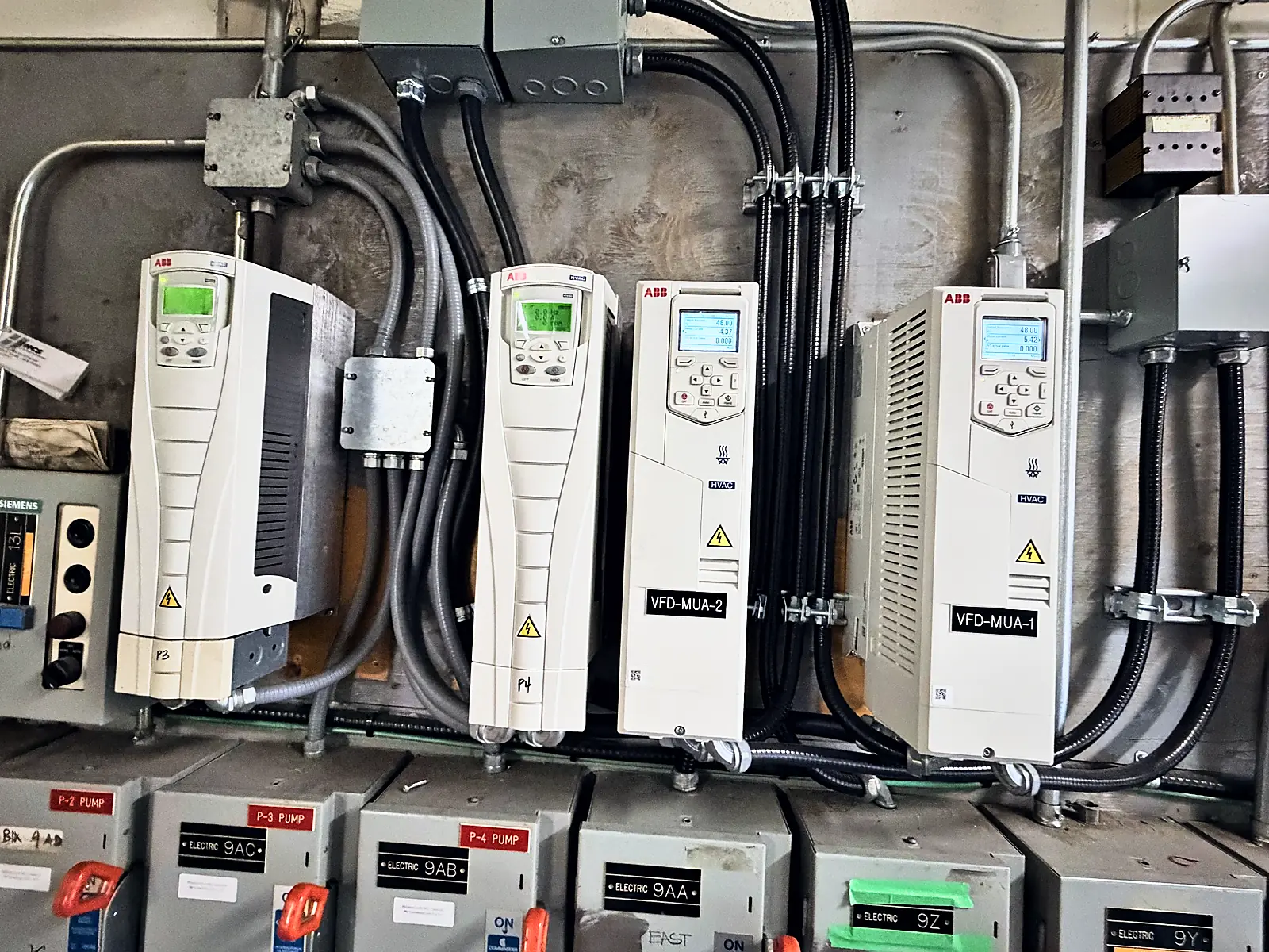 Make-up air drive panels
