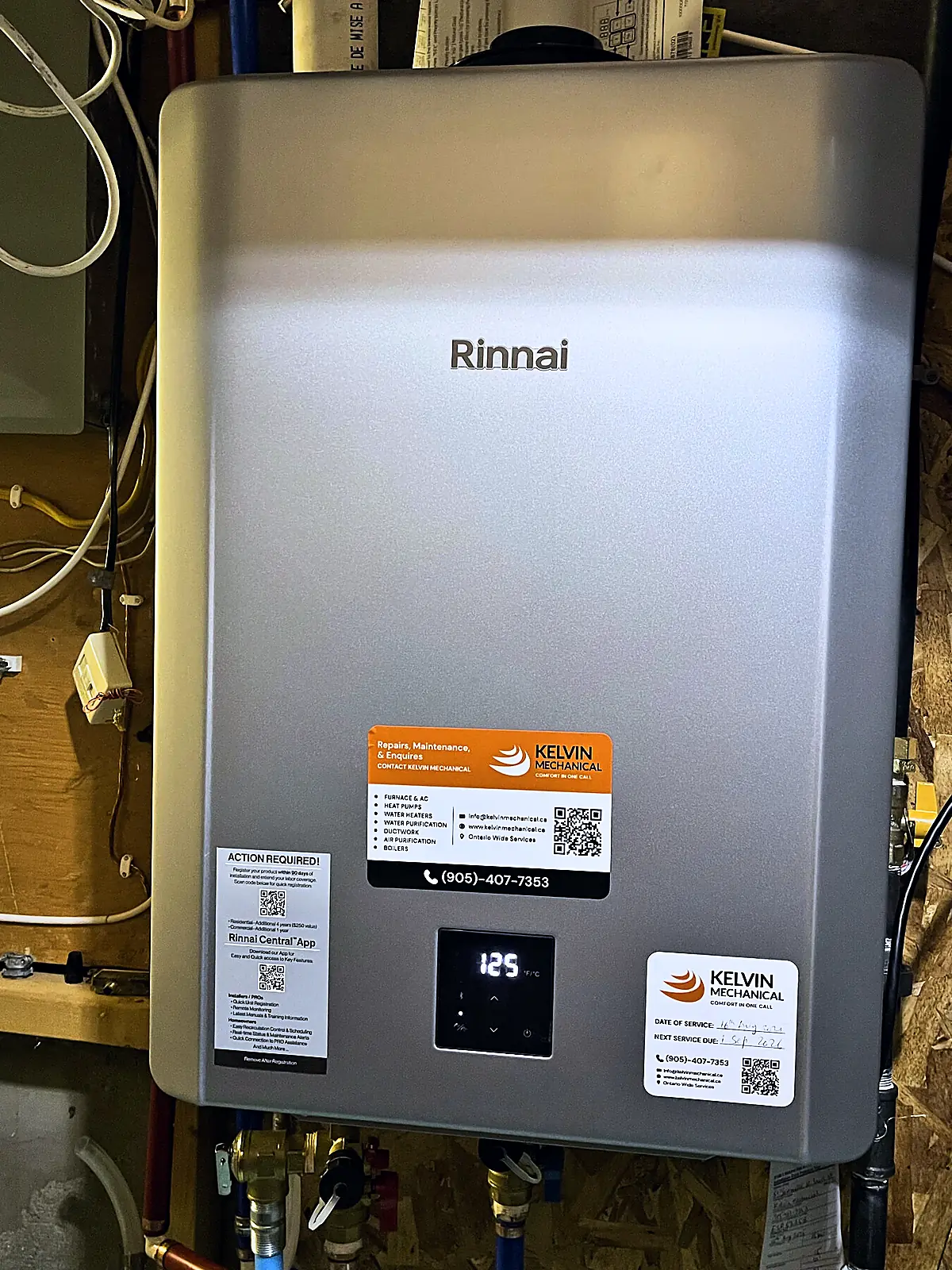 Tankless water heater