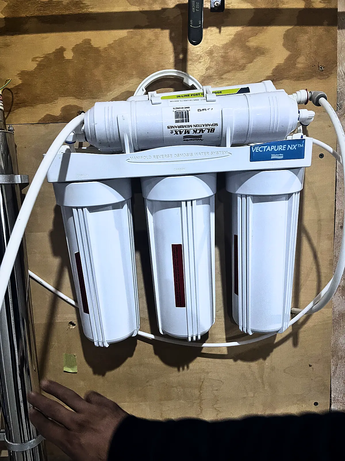 Water filtration stage